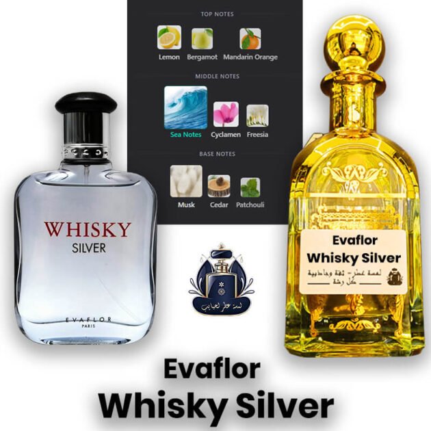 Whisky Silver Evaflor Paris Extrait Europeen X1